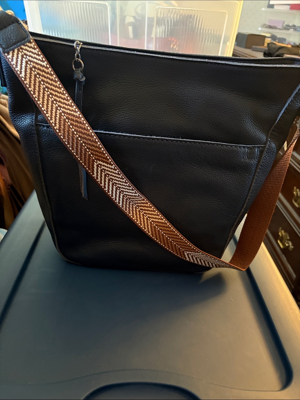 The Sak Lucia Tote in Indigo - Picture 8 of 10